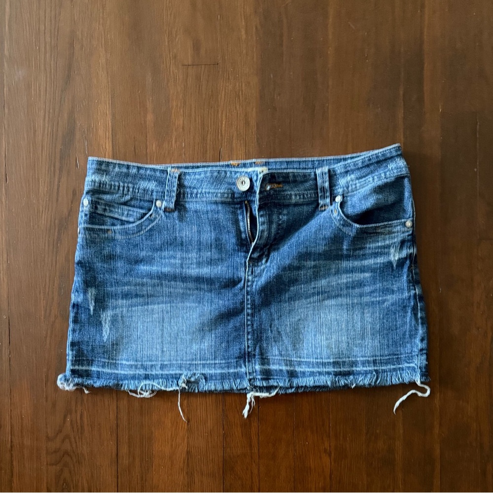 Denim Mini Skirt